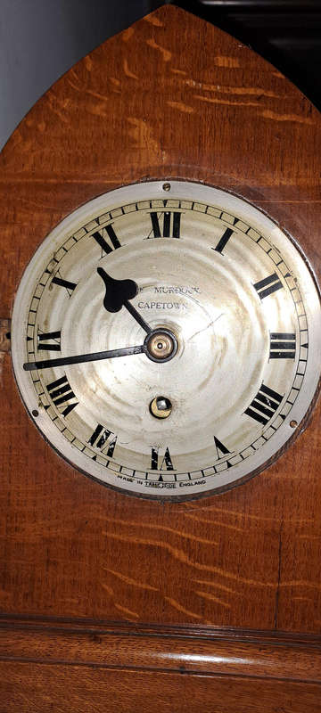 English Tame Side Single Fusee Beehive Tombstone Bracket Mantel Clock