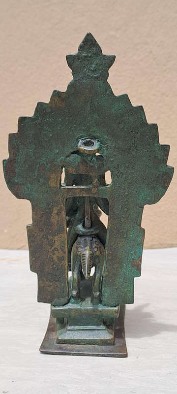 Antique Indian Bronze Khandoba and Mhalsa on Horse pre 1900