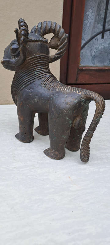 A Benin Bronze honoring Ram 19th century