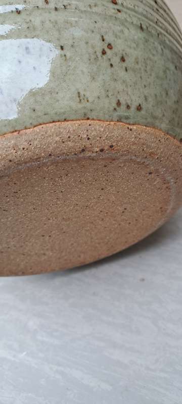Lovely large stoneware studio potter  flower pot