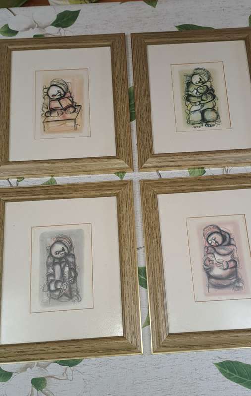 4x original Daniel Selepe sketches all in very nice condition REDUCED ###