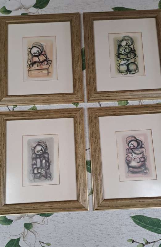 4x original Daniel Selepe sketches all in very nice condition REDUCED ###