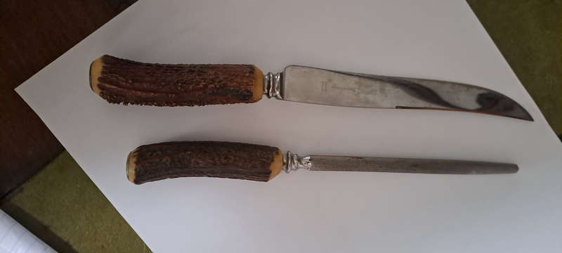 Viners of Sheffield carving set in original case