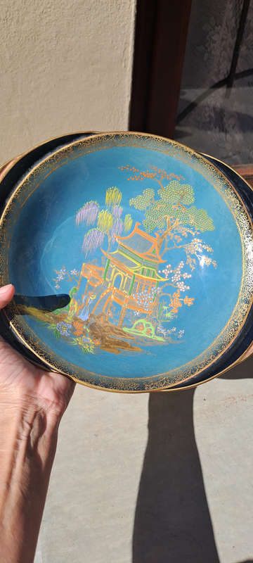 Carlton Ware Blue Royal bowl stunning