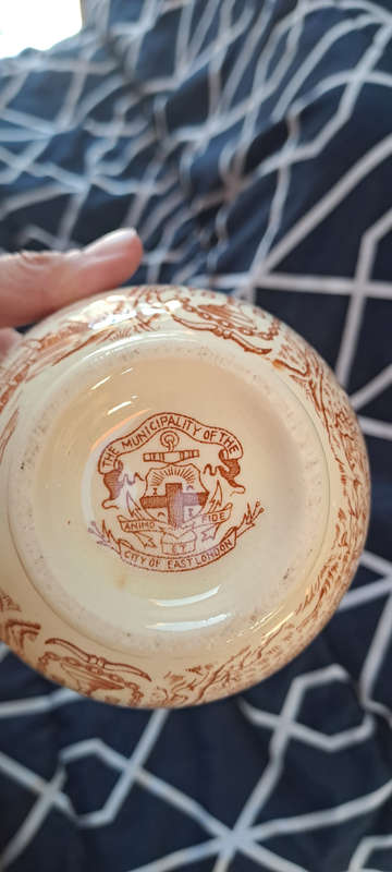 Very Scarce 1938 original Voortrekker Monument porcelain bowl