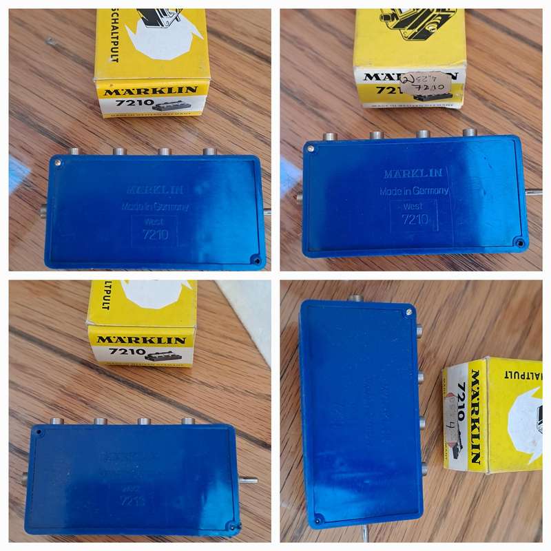 Marklin HO control panel/track control circuit switch 7210 price for each