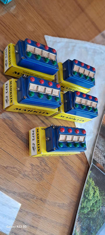 Marklin HO 7072 control switch EACH
