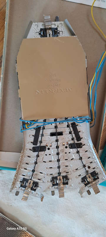 Marklin HO M track 3 way points like new boxed