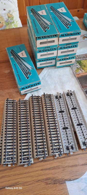 Märklin Ho boxed like new 5106 M tracks