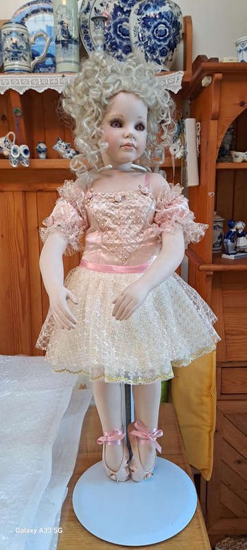 Exquisite porcelain doll 78cm ballerina doll