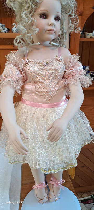Exquisite porcelain doll 78cm ballerina doll