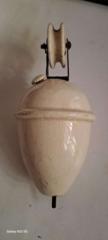 Antique Rise and fall pulley/ counter weight for ceiling light
