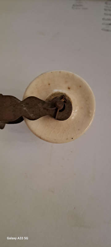 Antique Rise and fall pulley/ counter weight for ceiling light