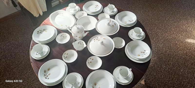 Spanish Pontesa 53pce dinner service complete