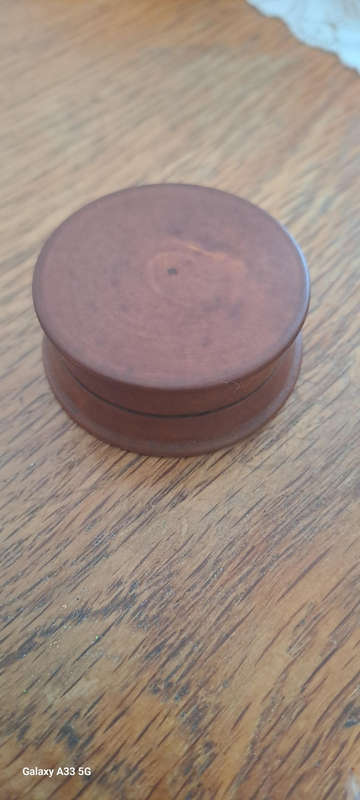 Pair vintage watch makers oil pots