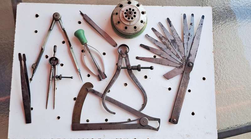 Lot of vintage watch makers tools