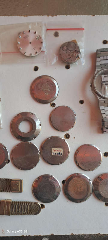 Vintage Seiko watch spares with a Omega strap