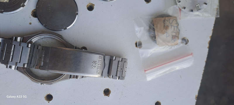Vintage Seiko watch spares with a Omega strap