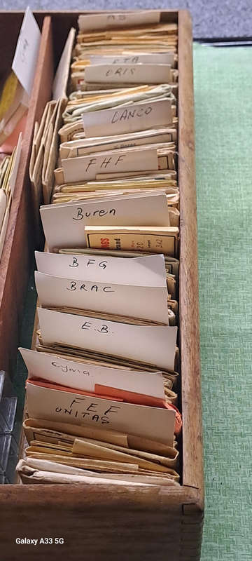 Huge selection of various vintage watch main springs