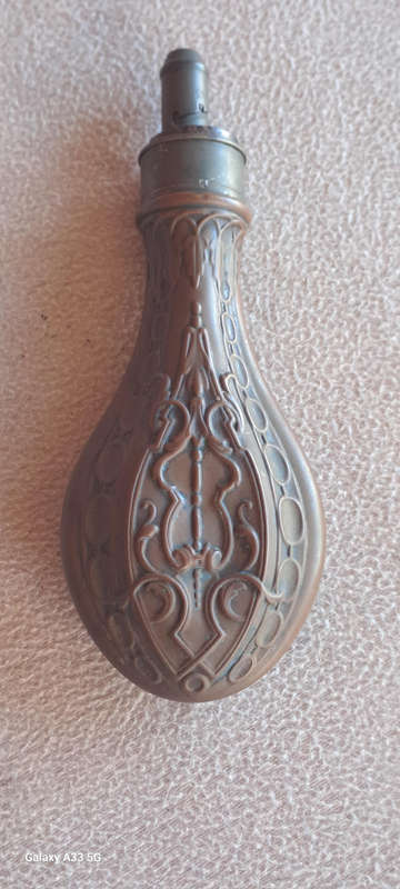 Antique gun powder flask