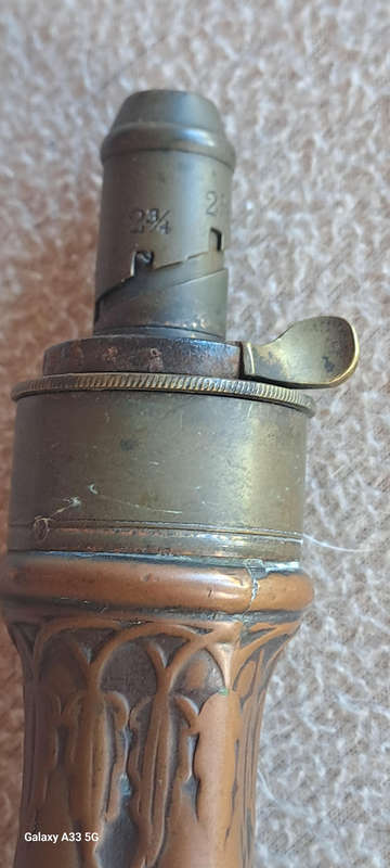 Antique gun powder flask