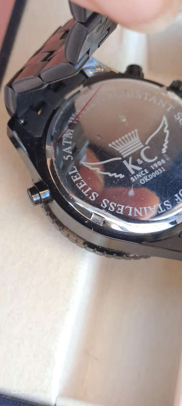 Kotte & Co Blackmatic Chronograph Chronometer watch Alarm Swiss movement