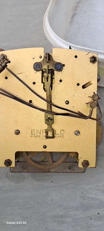Einfeld clock movement 3 gong, its gonging