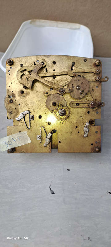 British made clock movement 4 gong