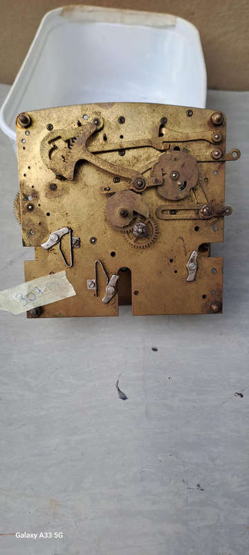 British made clock movement 4 gong