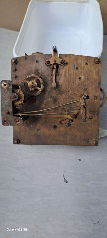 British made clock movement 4 gong