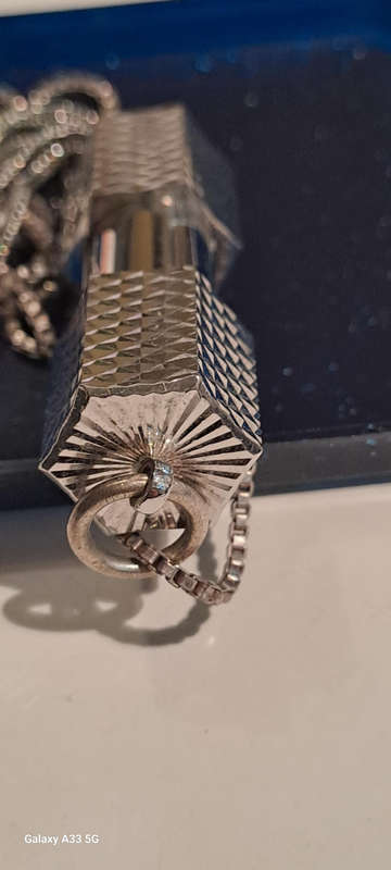 Vintage Bucherer PeekABoo Stainless Steel Manual Wind Ladies Pendant Watch