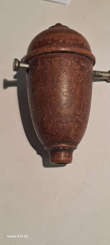 Vintage wood light switch