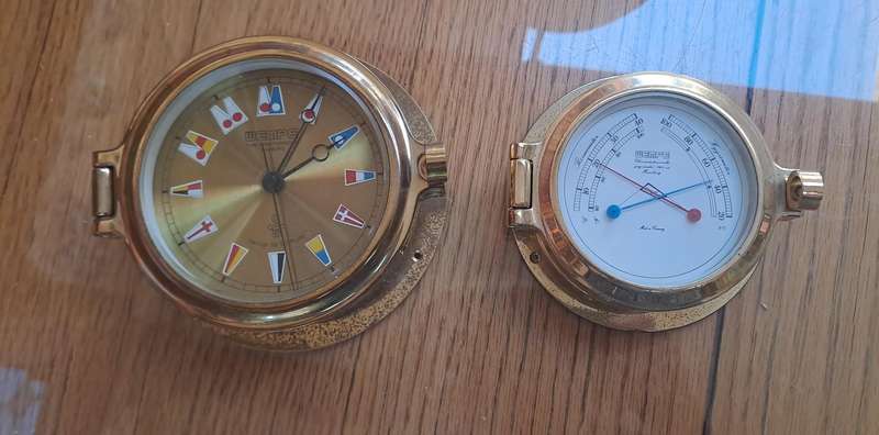 Wempe By Corum Germany regatta nautical ships clock and nautical comfort meter