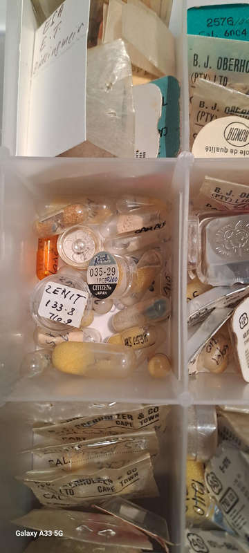 Vintage watch parts lot Oris, Lanco, Tissot, Citizen, Certina etc.