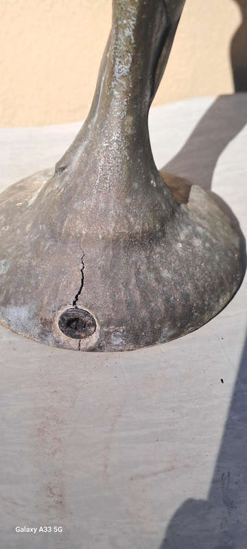 Art Deco nude lady lamp base