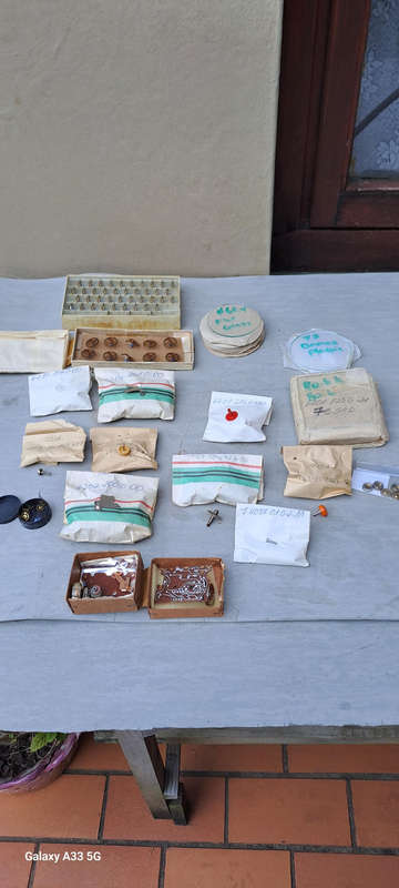 Vintage lot of alarm clock parts new lots