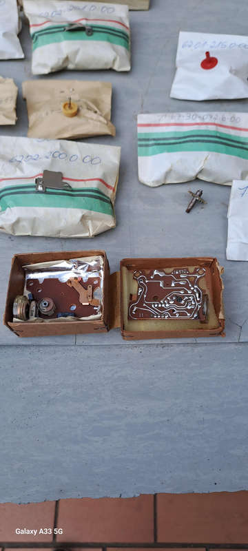 Vintage lot of alarm clock parts new lots