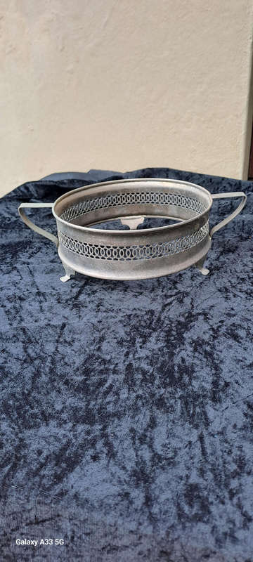 Vintage EPNS uncleaned casserole stand