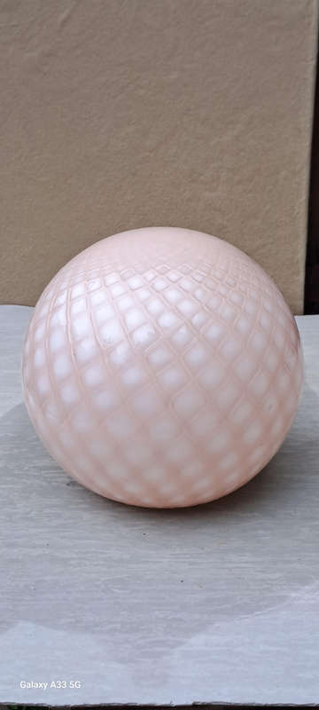 Pink and milk glass vintage lamp shade beautiful