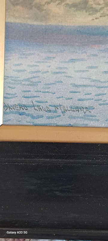 Stunning water color signed but not sure of the name please see there is a second one signed by same