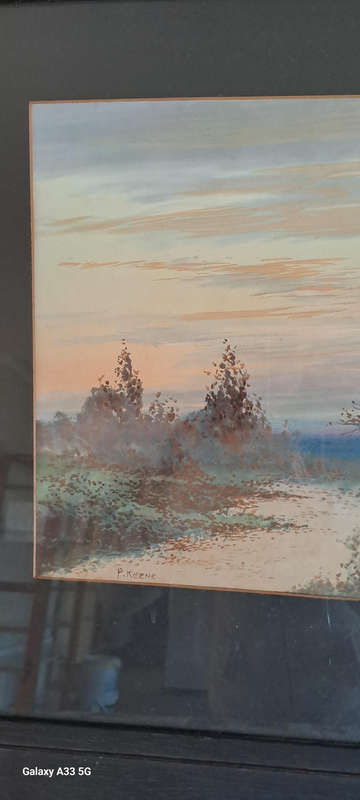 original water color P. Keene