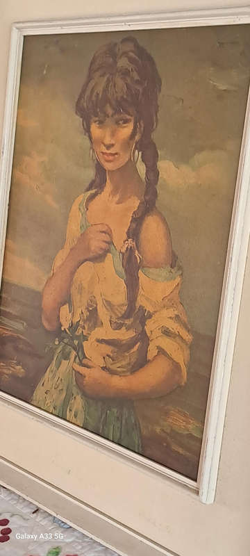 oil on board "Gypsy Girl"