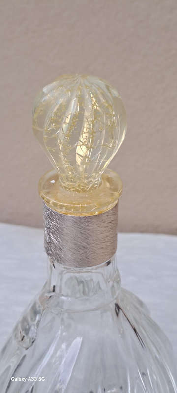 Original 4711 swirl glass perfume bottle