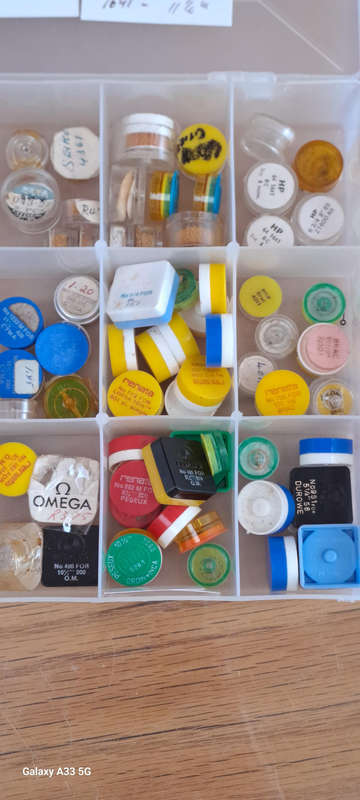 Vintage job lot of watch balance wheels Seiko, cyma, citizen, buren etc