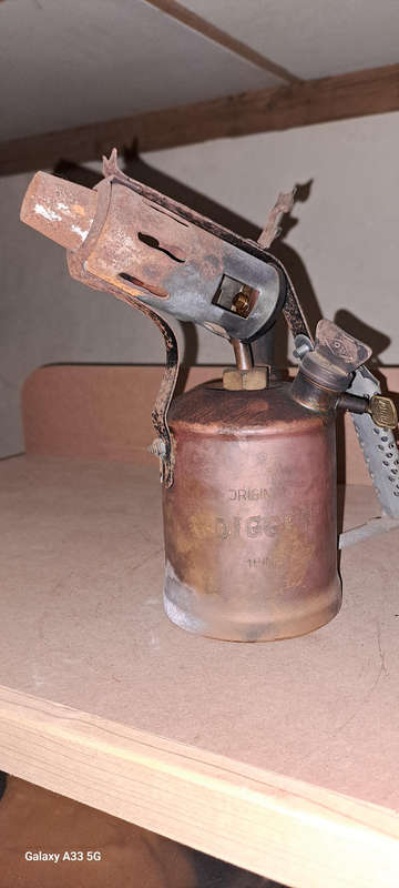 vintage Originla Digger 1pt copper blow torch