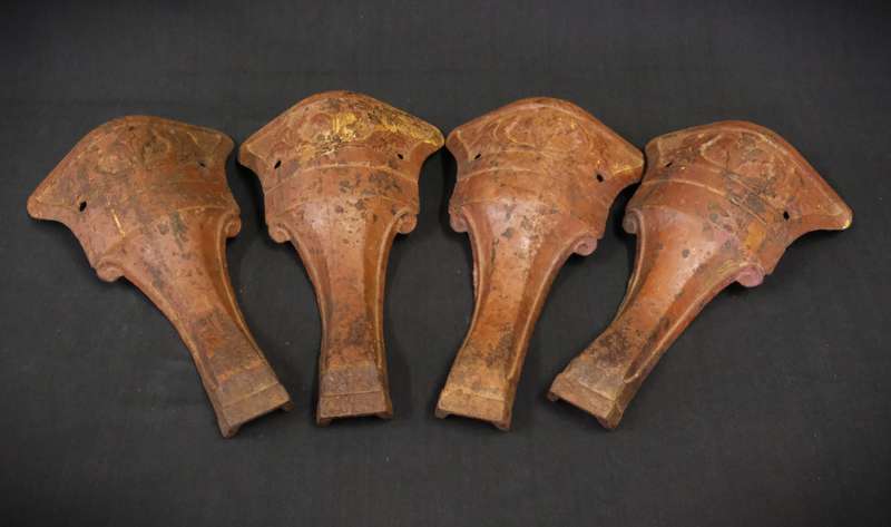 Set of Vintage Cast-Iron Bath Feet