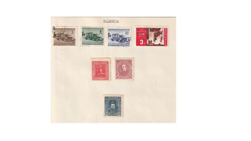 Bulgaria 3 Page selection of used stamps