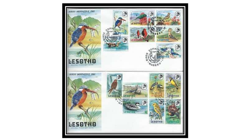 Bird Selection of 18 FDC, First Day Sheets and Postcards.