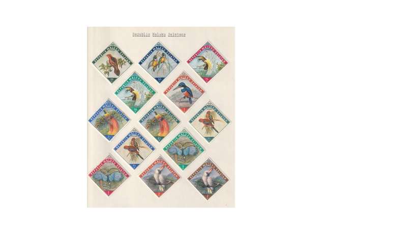 Republic Maluku Selatans. Rare lovely selection MM**.