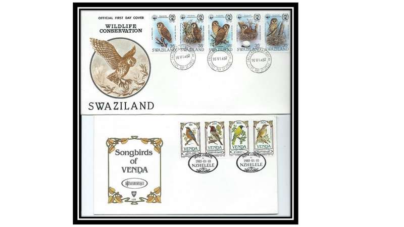 Bird Selection of 18 FDC, First Day Sheets and Postcards.